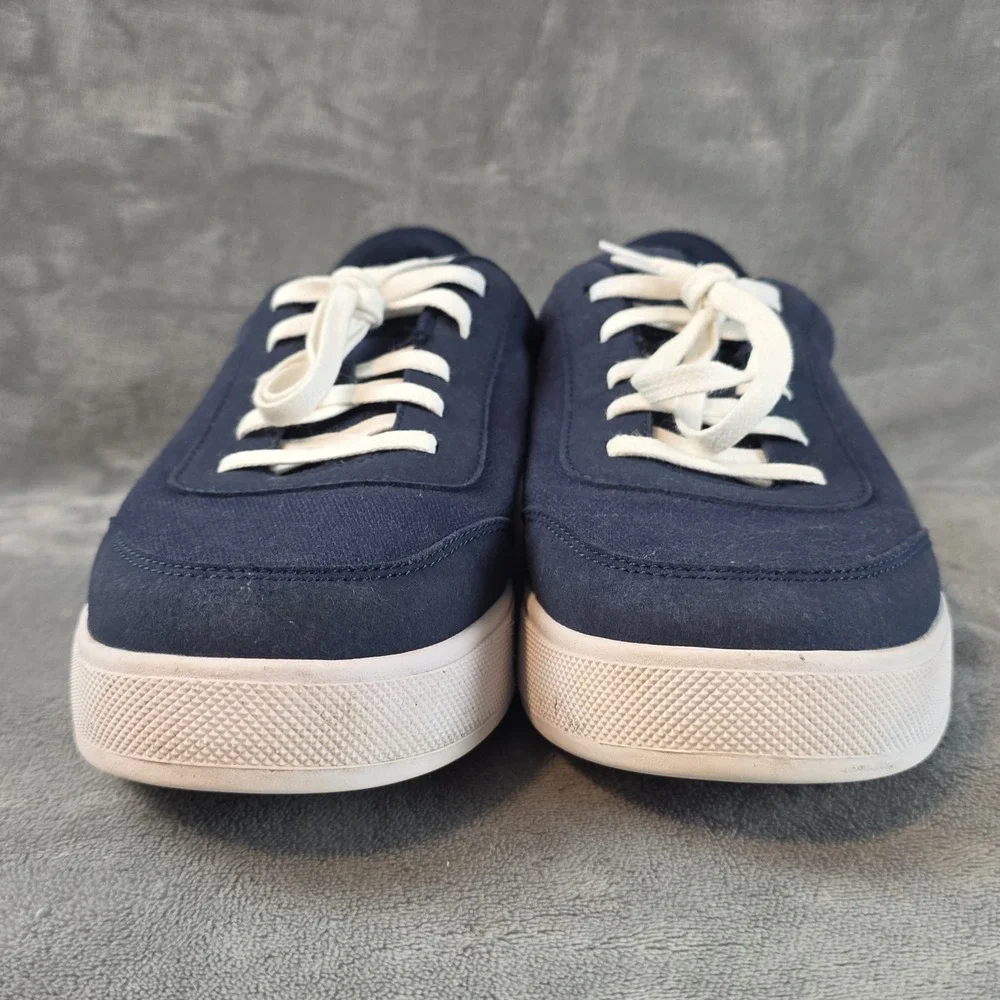 Kizik Kids Prague 2 Shoes Size 5.5 Y Navy White Lace H8FC KPRANV01